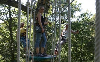 Parcours aventure 2 pass adultes au parc aventure à l'Est de Paris