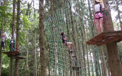 Parcours aventure Parcours aventure et escal'arbre dans l'Ain