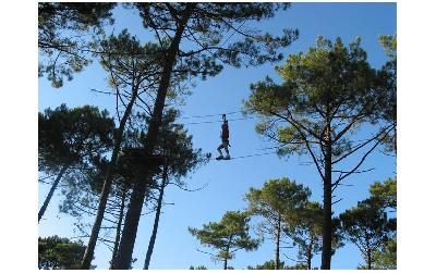 Parcours aventure Parcours acrobatique sur la presqu'île du Cap-Ferret