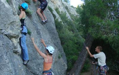 Escalade, Via ferrata, Spéléologie Demi-journée d'escalade dans l'Aude