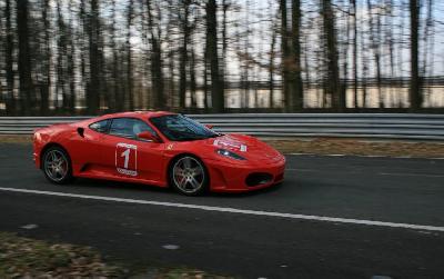 Ferrari, Porsche, Lamborghini Baptême en Ferrari F430 F1 sur le circuit d'Ecuyers