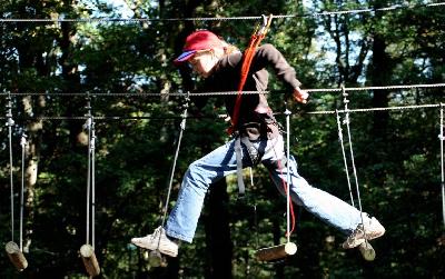 Parcours aventure Pass famille au parc aventure en Seine-et-Marne