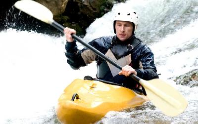 Rafting, Kayak, Canyoning Descente en canoë-kayak au coucher du soleil