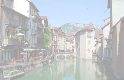 Annecy et ses canaux, le Palais de l'Isle