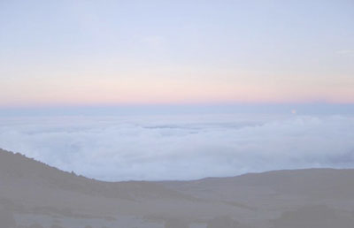 Coucher de soleil à 4800 mètres