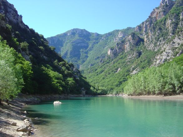 Dans les gorges du Verdon