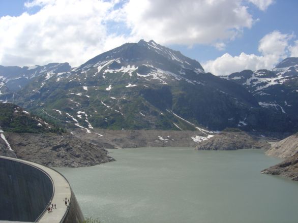 Le barrage d'Emosson