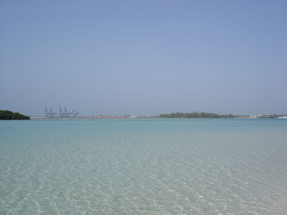 Baie et plage, Boca-Chica