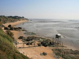 Plage de la Boutinardière à Pornic.