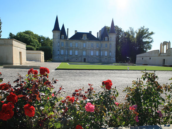 Chteau dans le Mdoc aux environs de Pauillac.