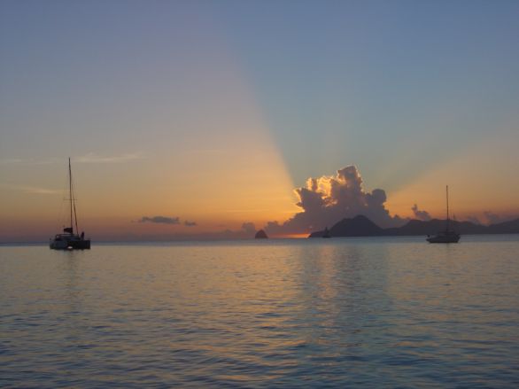 Le Diamant depuis l'anse Caritan
