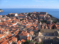Dubrovnik, Damatie méridionale.