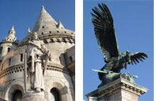 Bastion des pecheurs et aigle imperial, Budapest