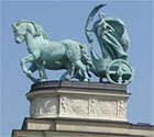 place des Heros, Budapest, Hongrie