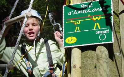 Parcours aventure Petit parcours aventure dans le Doubs pour enfant