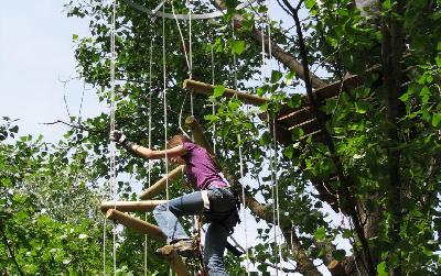 Parcours aventure Parcours aventure et grimpe d'arbre à 2 en Aquitaine
